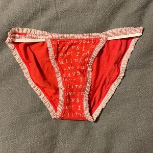 Victoria’s Secret Ruffle Cotton String bikini